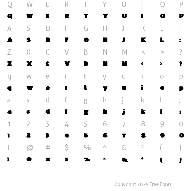 Character Map of Pakenham TV Regular