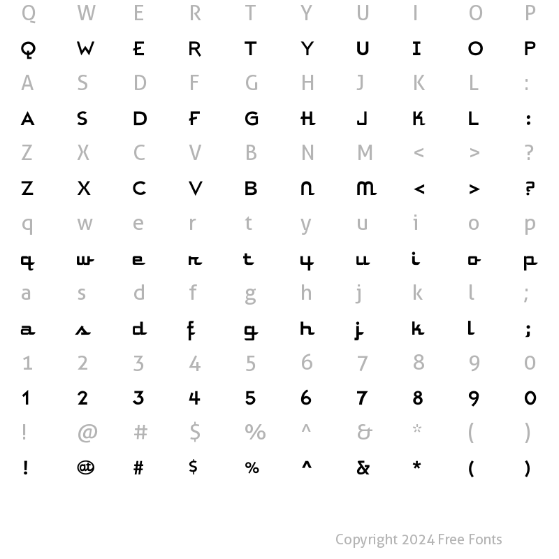 Character Map of Parkway Motel Regular