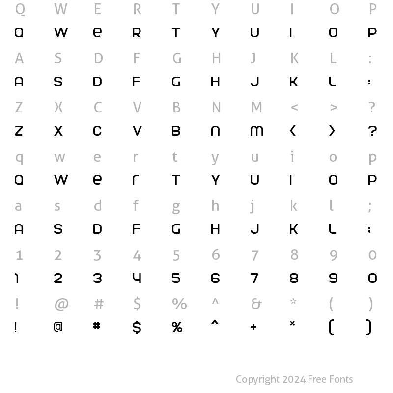 Character Map of Parvoflavin Normal