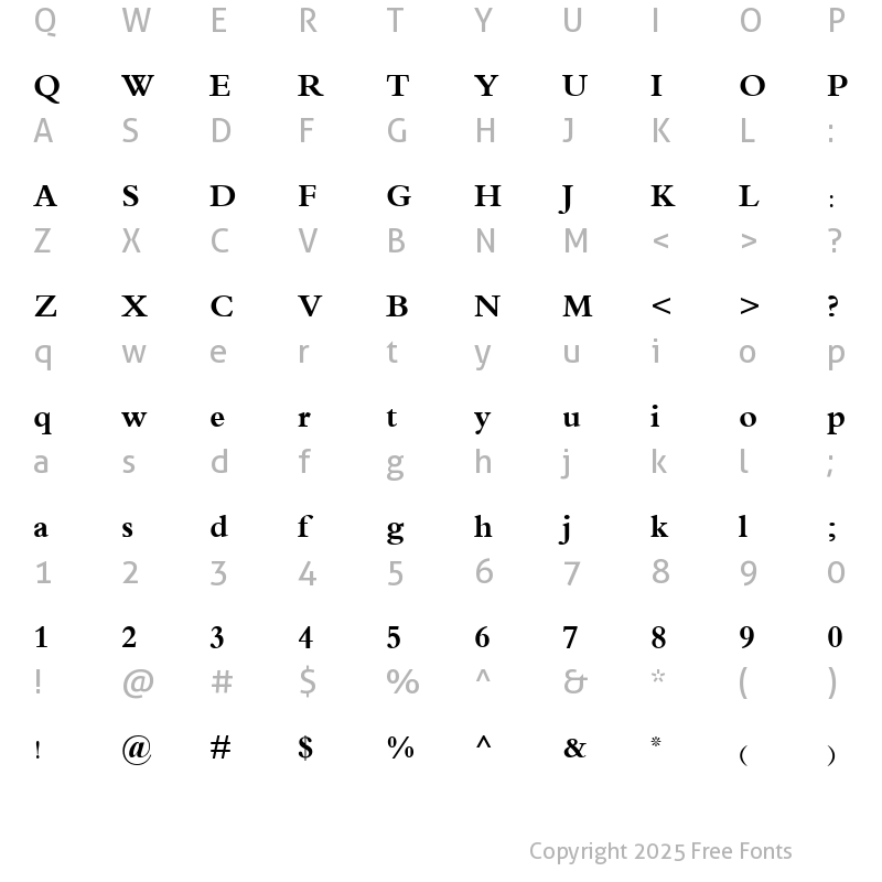 Character Map of _PDMS_IslamicFont Bold