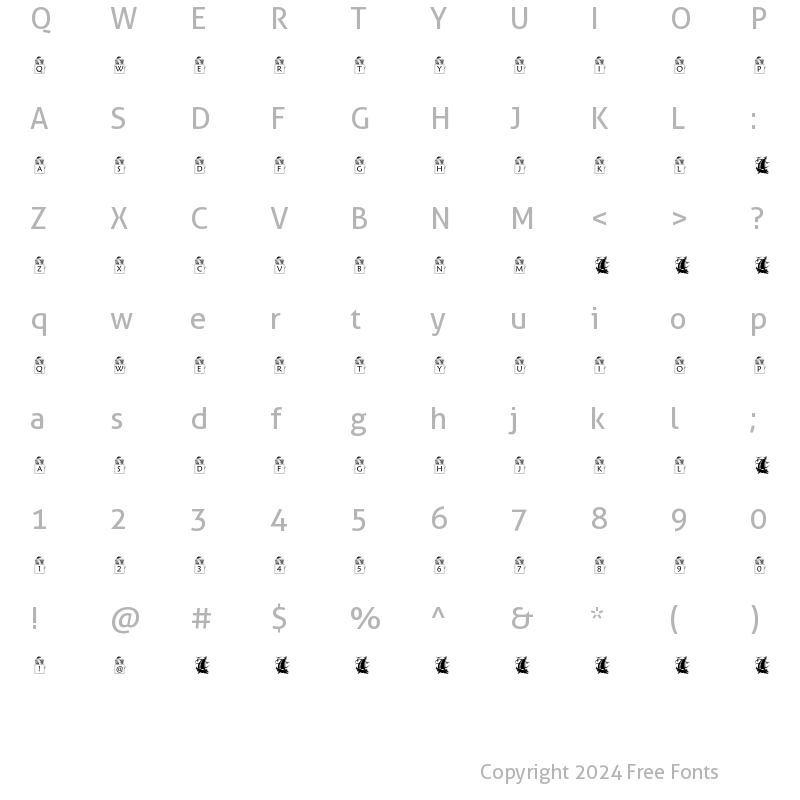 Character Map of pf_jackbox1 Regular