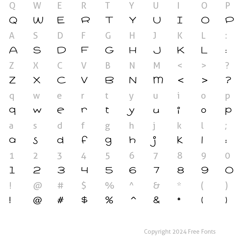 Character Map of Pie Contest BTN Regular