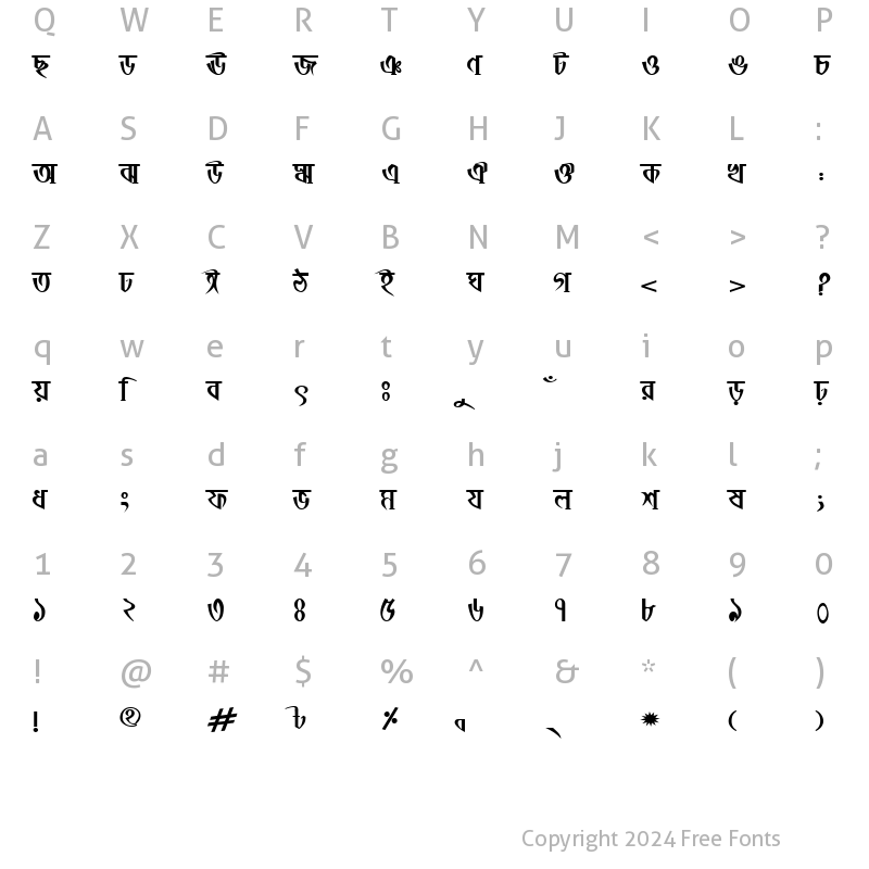 Character Map of PinkiyMJ Bold