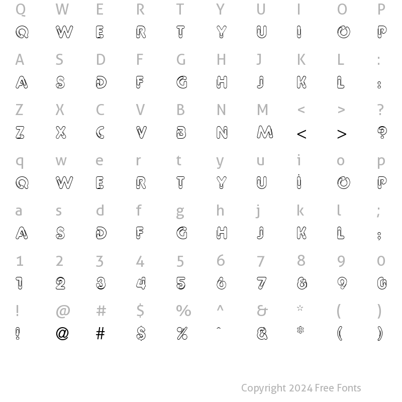 Character Map of Pipeline Plain