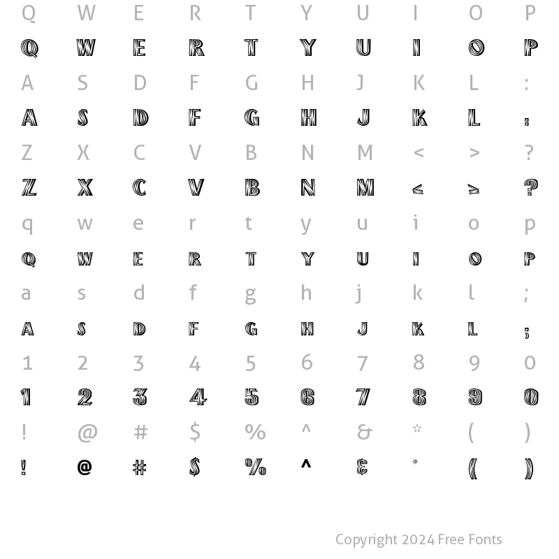 Character Map of Plank Normal