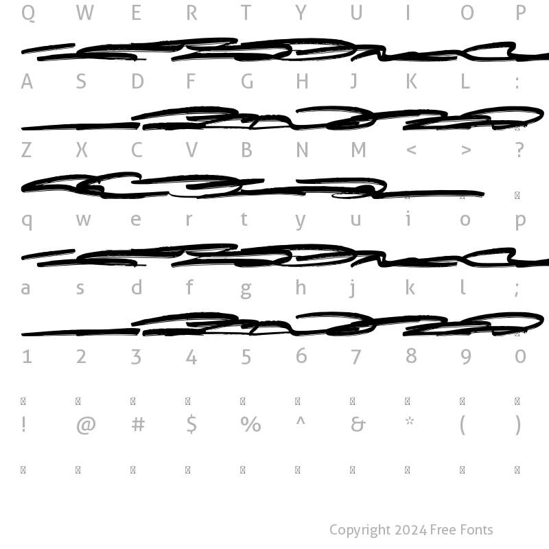 Character Map of Polandia Swash Regular