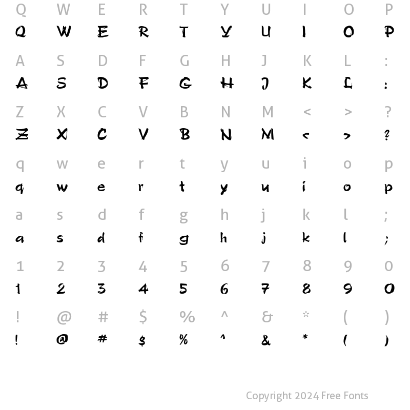 Character Map of Polo SemiBold