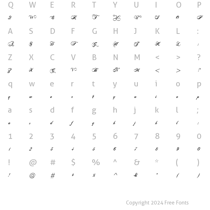 Character Map of PolonaiseURWDBol Regular