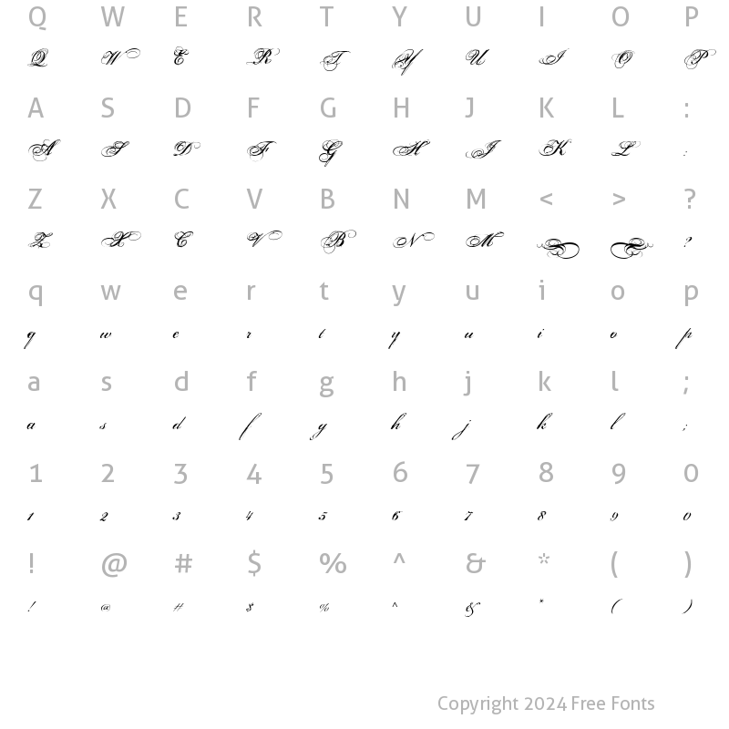 Character Map of Porcelain (R)ecife