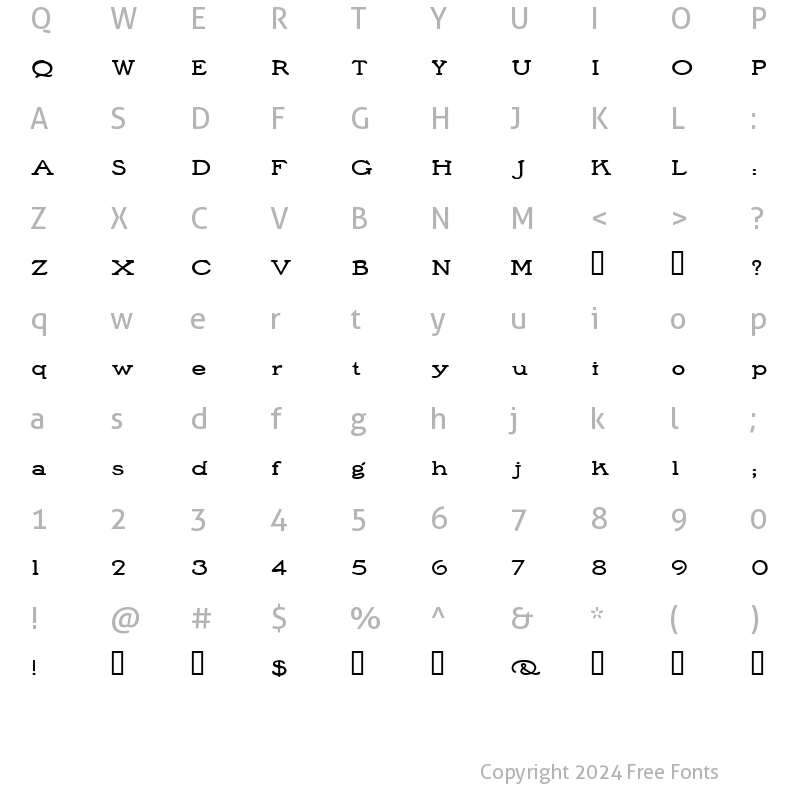 Character Map of Post Monotone HPLHS