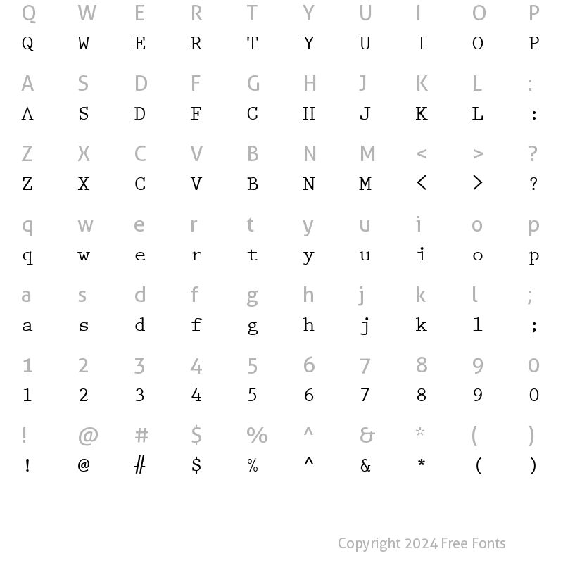 Character Map of PrestigeElite Bold