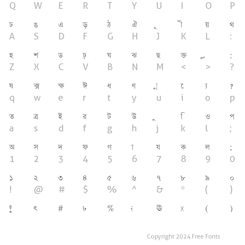 Character Map of Proshun-Stripe1 ormal-2