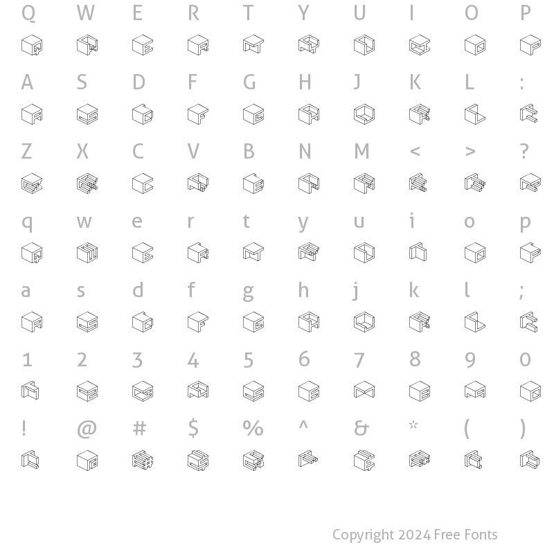 Character Map of Qbicle 2 BRK Normal