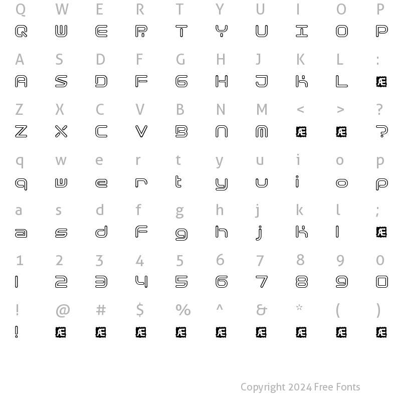 Character Map of Quantum Round Hollow BRK Regular