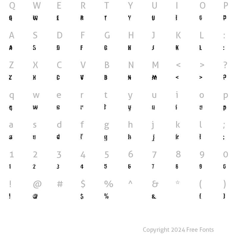 Character Map of Raclette LT Std Regular