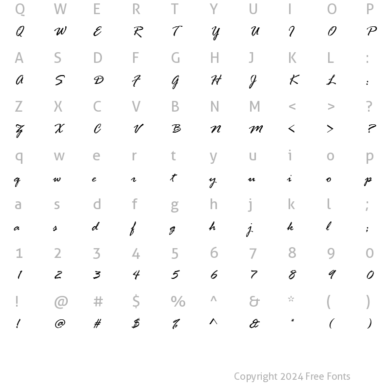 Character Map of RageJoiD Regular