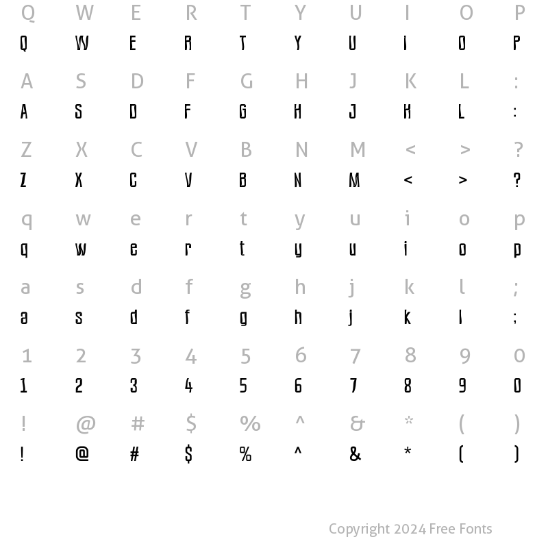 Character Map of Ramsey Regular