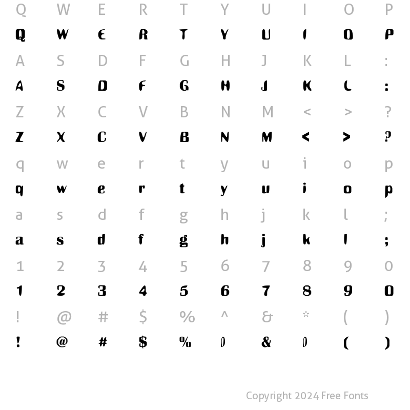 Character Map of Rat Poison Normal