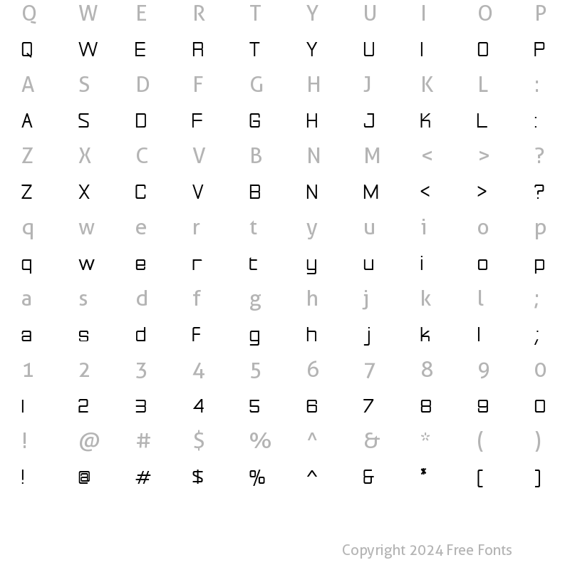 Character Map of Rational Integer Regular