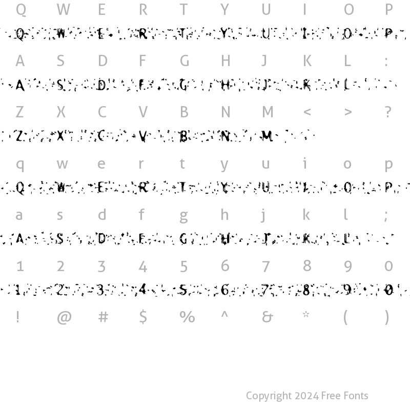 Character Map of ReactorFB Degrading Regular