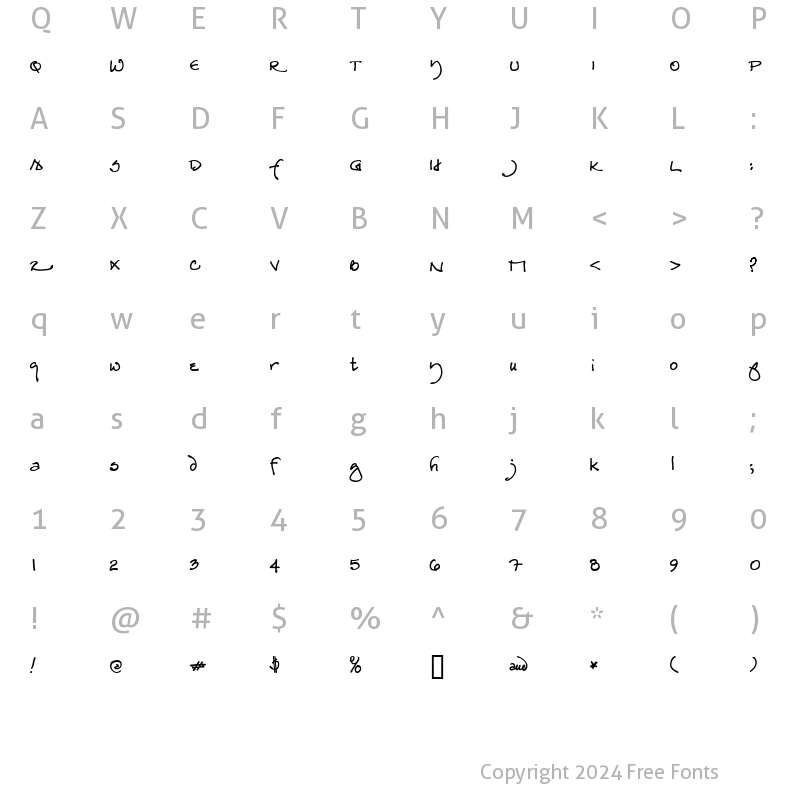 Character Map of RedStarBold Regular