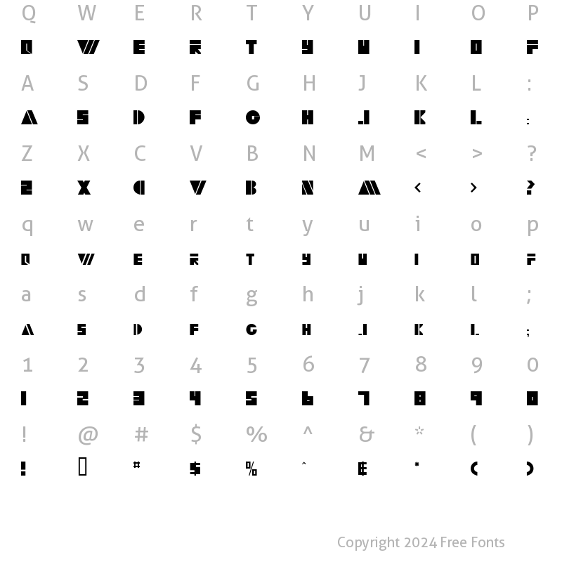 Character Map of RialtoSCapsSSK Regular