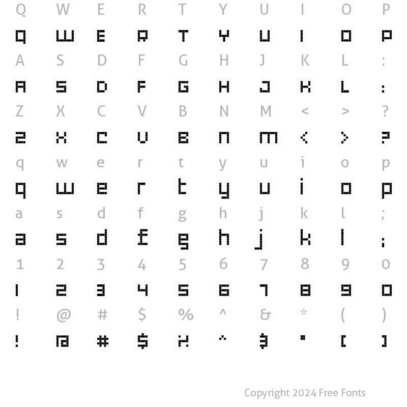 Character Map of RiblahExtraBold Regular