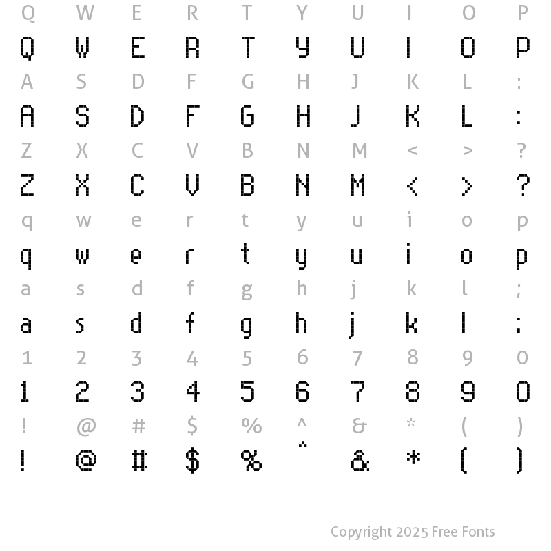 Character Map of RittswoodOffice_Lg_08 Regular