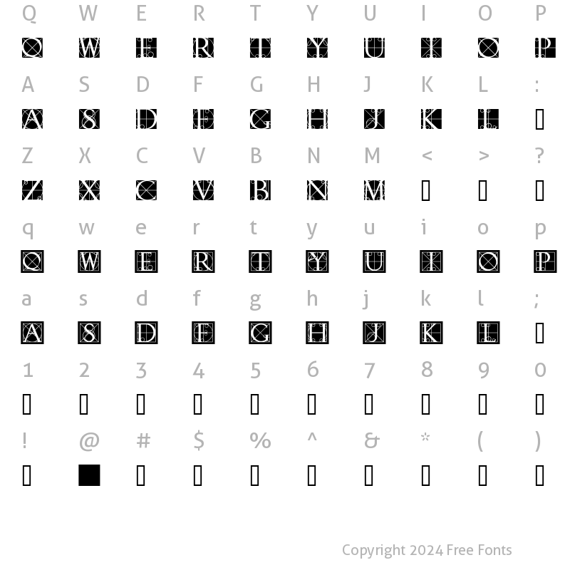 Character Map of RodgauerOne Regular