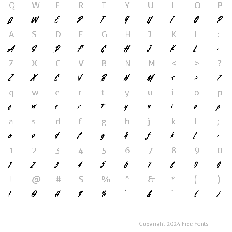 Character Map of Rosario Folk Regular