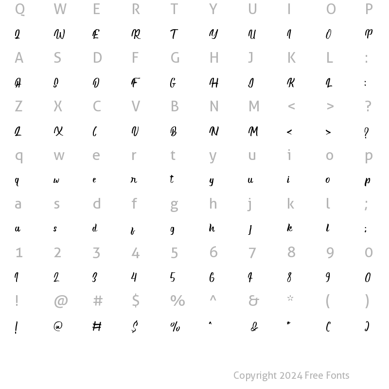 Character Map of Routter Stuck Regular