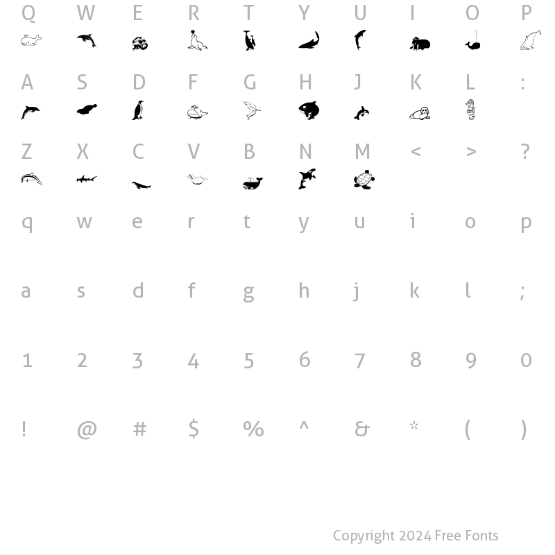 Character Map of ryp_aquatic1 Regular