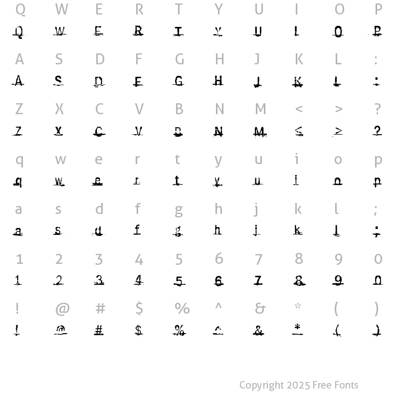 Character Map of Sabotage Medium