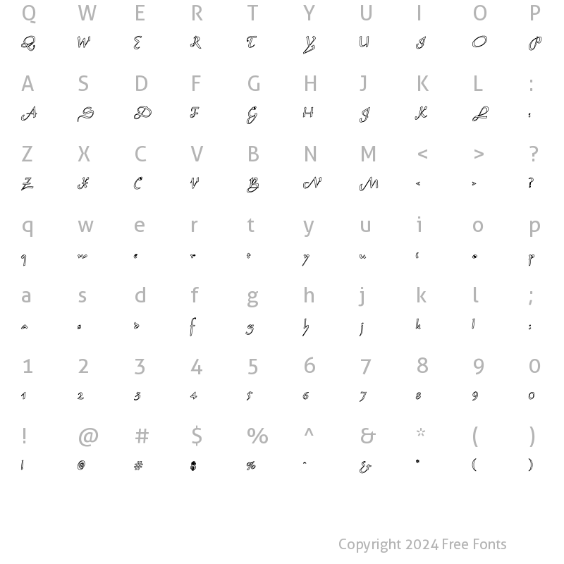 Character Map of Sahara-Normal Hollow Regular