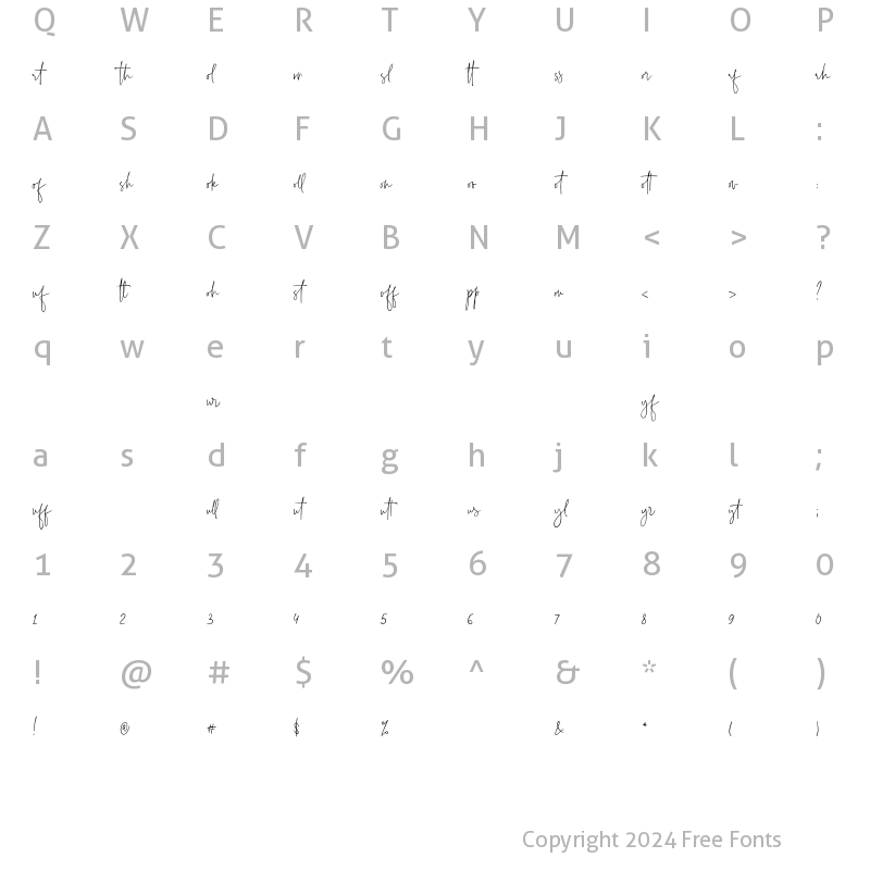 Character Map of Salty Feeling liga2 Salty Feeling liga2