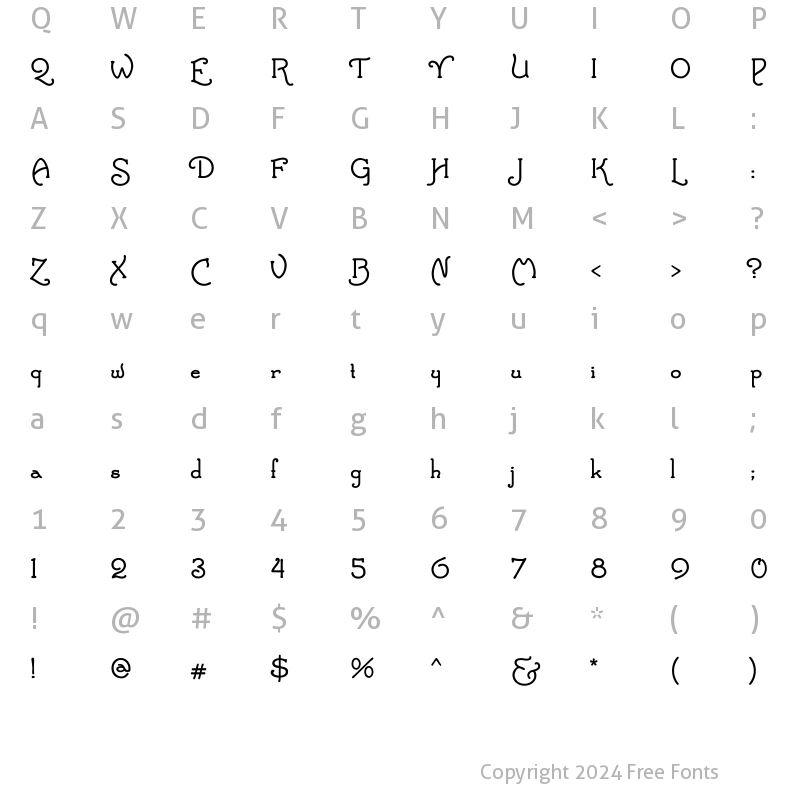 Character Map of Santa'sSleighFull Bold