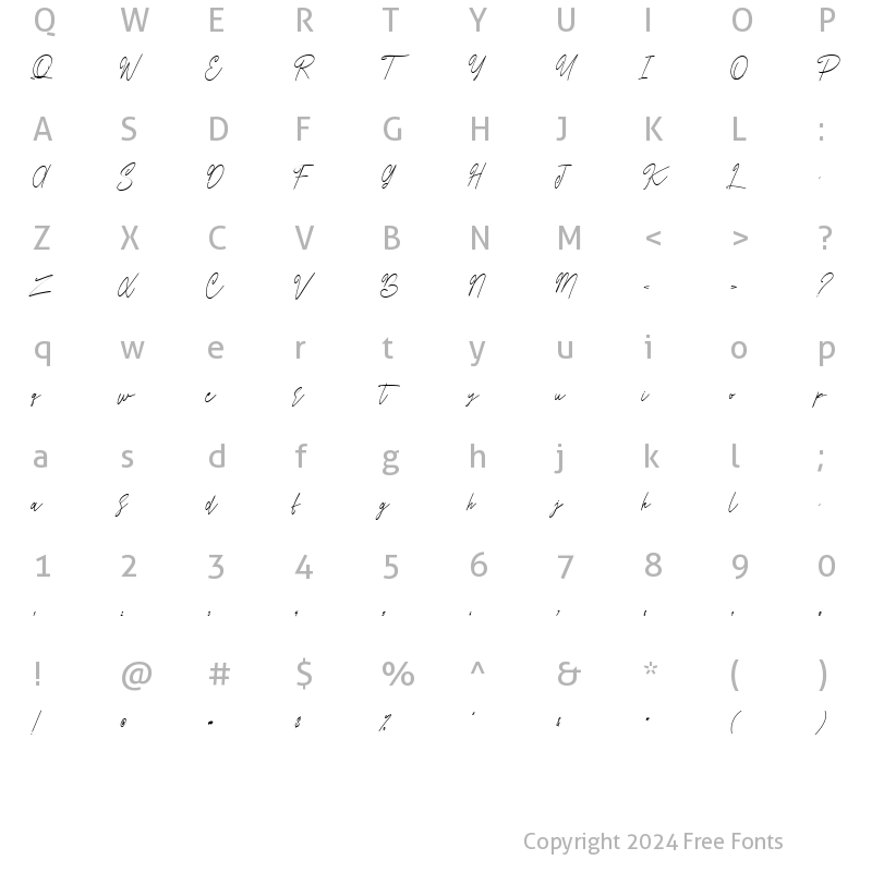 Character Map of Sarfokats alt Regular