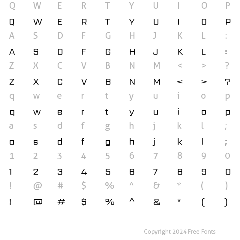 Character Map of Sarpanch Regular