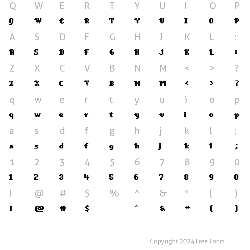 Character Map of ScriptometerSanScript Regular