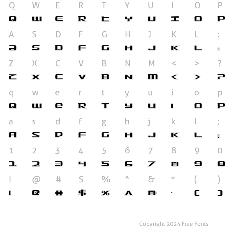 Character Map of SDF College College