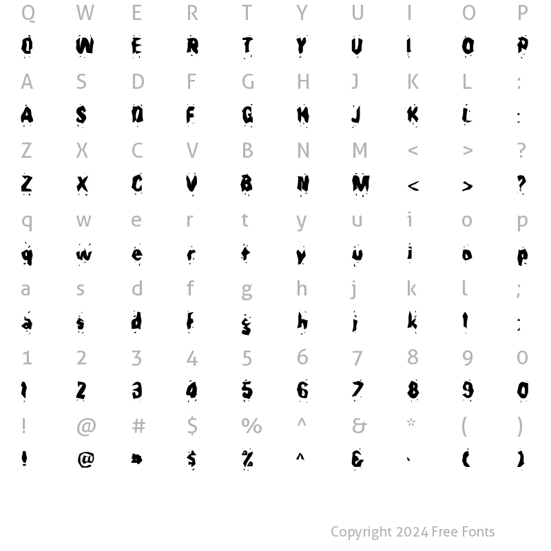 Character Map of SeedPeople Regular