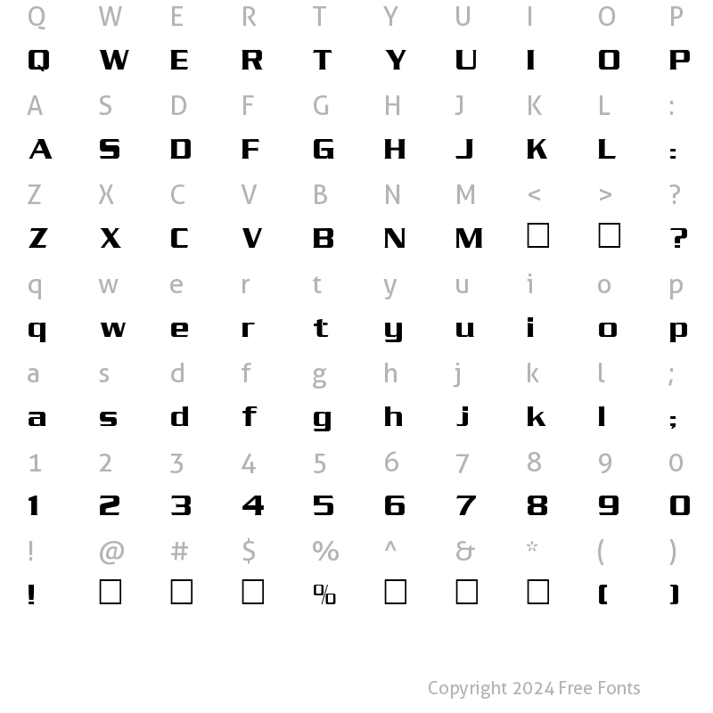 Character Map of Serpentin Normal