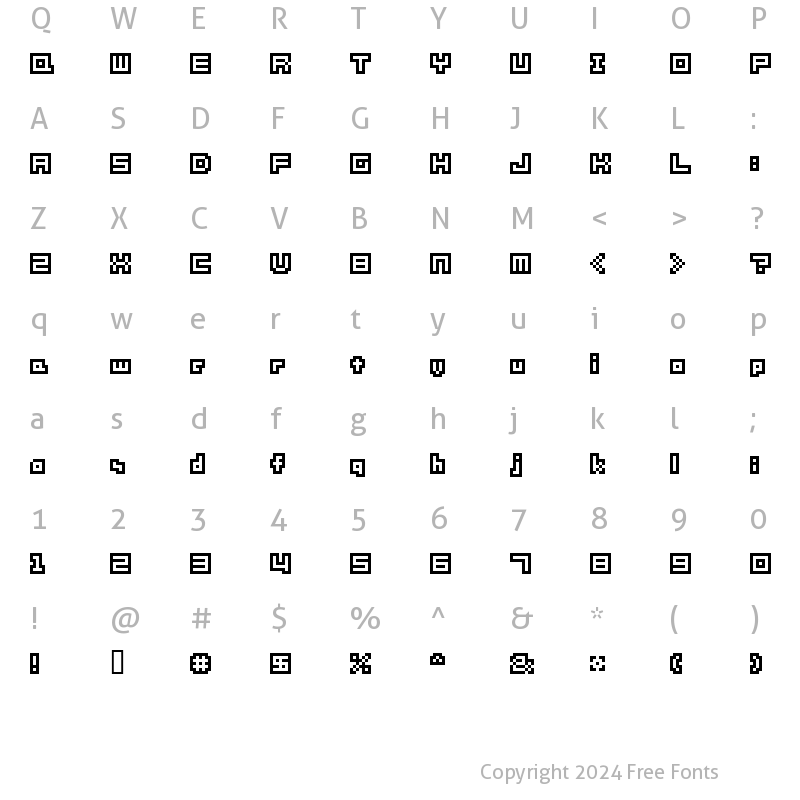 Character Map of SG05 05