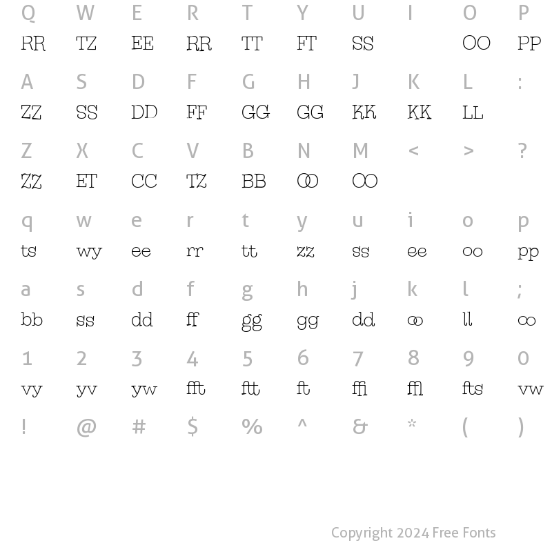 Character Map of Shag MysteryExtras