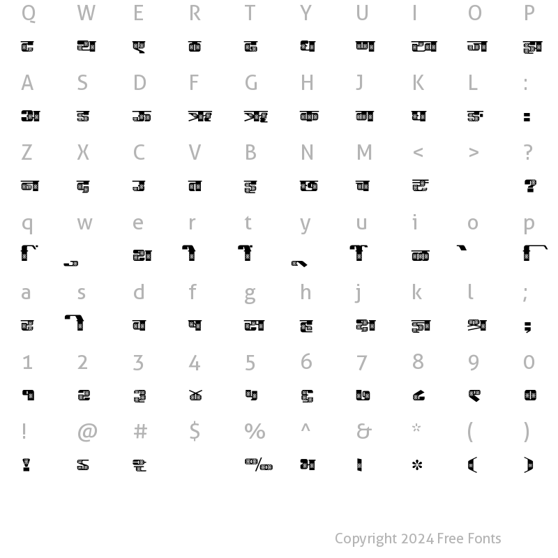 Character Map of SHREE-DEV7-3667 Regular