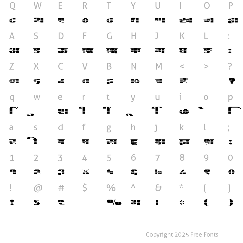 Character Map of SHREE-DEV7-3672 Regular