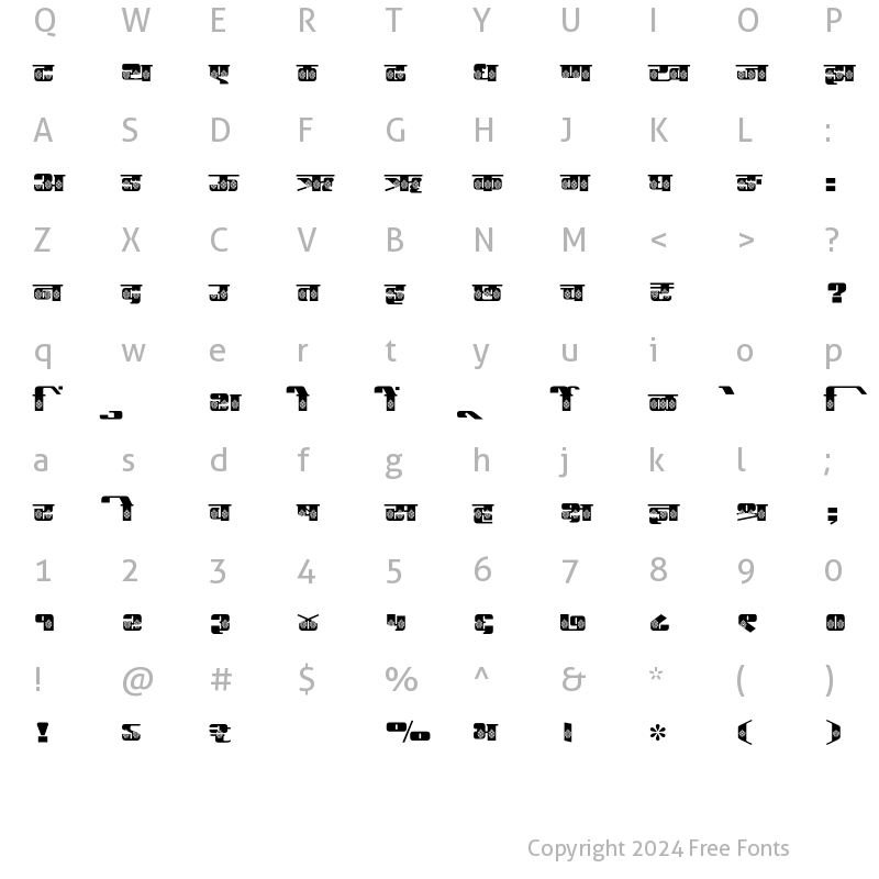 Character Map of SHREE-DEV7-3673 Regular