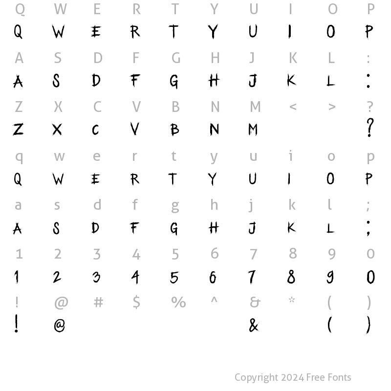 Character Map of SIDEKICK Regular