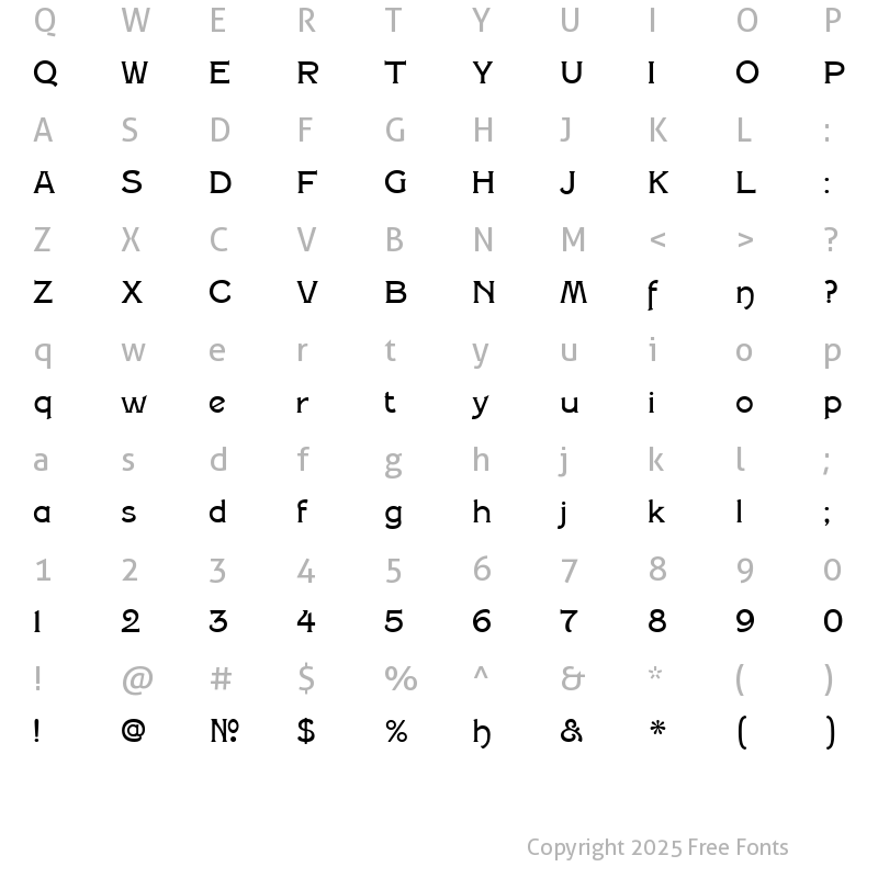 Character Map of Silentina Movie Regular