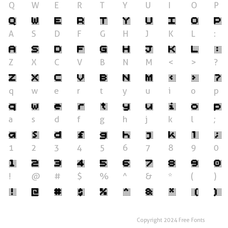 Character Map of Skannerz ExtraBold Regular